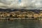 The promenade, marina and city of Funchal, Madeira from a ship in the harbour