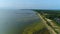 Promenade Over Bay Jurata Deptak Aerial View Poland