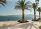 Promenade porto Montenegro. Popular tourist destination