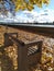 Promenade By The river On Sunny Autumn Day