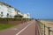 Promenade in St Leonard\'s and Hastings town in South coast of UK