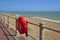 Promenade in St Leonard\'s and Hastings town in South coast of UK