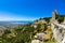 Promenade and viewpoint at famous Egadi islands, Erice, Sicily