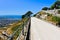 Promenade and viewpoint at famous Egadi islands, Erice, Sicily