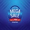 Promo Mega Sale Blue Theme