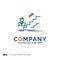 promotion, Success, development, Leader, career Logo Design. Blu