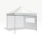 Promotional advertising folding tent vector illustration for outdoor event