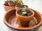 Propagating succulents in small terracotta pots