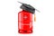 Propane cylinder with education hat, 3D rendering