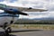 Propeller Airplane at Tahoe Airport