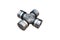Propeller shaft, universal joint, isolated