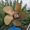 Propeller of a submarine in the harbor of Hamburg St Pauli