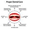 Proper dental care. International Dentist Day. The structure of the teeth and oral cavity. Diseases of the teeth