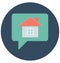 Property Advising Color Vector icon which can be easily modified or edit