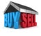 Property buy and sell concept