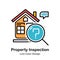 Property Inspection Line Color Icon