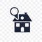 property location transparent icon. property location symbol design from Maps and locations collection.