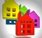 Property Scam Hoax Icon Depicting Mortgage Or Real Estate Fraud - 3d Illustration