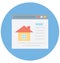 Property Website Color Vector icon which can be easily modified or edit