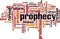 Prophecy word cloud