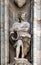 The prophet Daniel, statue on the Milan Cathedral