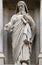 Prophet Ezekiel, statue on the facade of Saint Augustine church in Paris