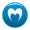 Prophetic heart icon blue