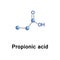Propionic or propanoic acid