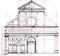 proportional layouts of the basilica of santa maria novella in florence