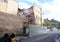 Propped up building in Fez, Morocco