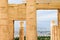 Propylaea monumental gateways to Acropolis in Athens