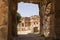 The Propylaeae. The ruins of the Roman city of Heliopolis or Baalbek in the Beqaa Valley. Baalbek, Lebanon