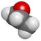 Propylene oxide molecule. Used as fumigant in pasteurization of almonds and pistachio nuts.