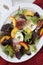 Prosciutto Peach Salad With Fresh Mozzarella