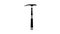 prospectors hammer tool glyph icon animation