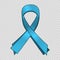 Prostate Cancer Blue Awareness Ribbon Background. World Prostate