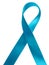 Prostate cancer ribbon awareness. Disease symbol. Light blue rib