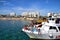 Protaras, Cyprus - Oct 10. 2019. Aphrodite Cruise -Sightseeing ship with tourists sets sail