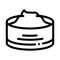 Protect Cream Container Icon Outline Illustration