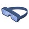 Protect goggles icon, isometric style