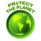 Protect World Indicates Planet Worldwide And Globalization