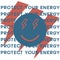Protect your energy vintage smiley
