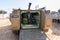 Protected combat vehicle with a grenade launcher mounted on it at the army exhibition `Our IDF`