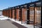 Protected entrance system / turnstile gates at Olympic Stadium i