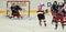 Protecting the Net--Hockey Action at the Garden