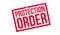 Protection Order rubber stamp