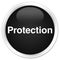 Protection premium black round button