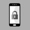 Protection and security of locked smartphone