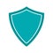 Protection shield glyph color icon