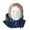 Protective face mask coronavirus